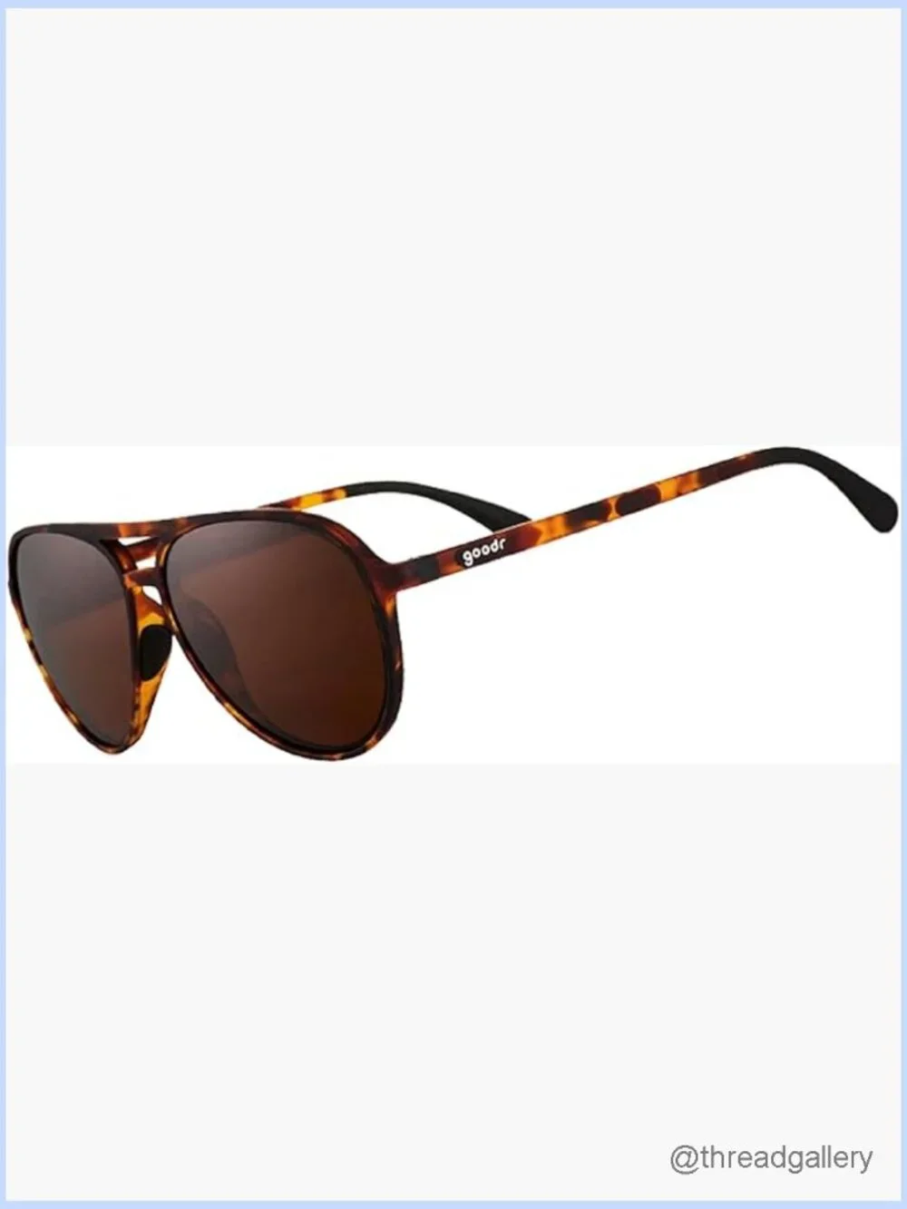 Polarized Aviator Sunglasses, Large, UV400, No Slip No Bounce